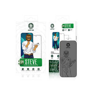 خرید گلس حریم شخصی آیفون 14 پلاس گرین Green iPhone 14 Plus 9H Steve Privacy Anti-Peeping Full Glass