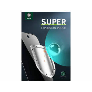 محافظ صفحه نمایش شیشه ای حریم شخصی آیفون 14 پلاس گرین Green iPhone 14 Plus 9H Steve Privacy Anti-Peeping Full Glass