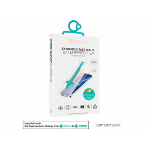 COTECi 1 second stickerd sticker (Privacy tempered glass) 35010 iphone 14