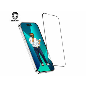 گلس آیفون 14 پرومکس تمام شیشه ای گرین Green Lion GN9HSGL14PM Glass iPhone 14 Pro Max