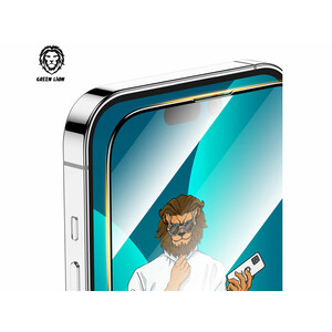 گلس آیفون 14 پرومکس تمام شیشه ای گرین Green Lion GN9HSGL14PM Glass iPhone 14 Pro Max