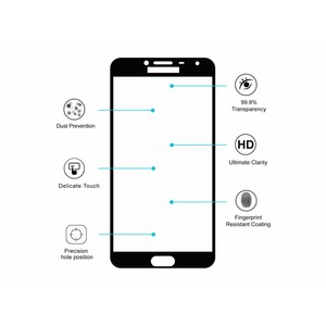 گلس و محافظ تمام صفحه Mletubl Full Glass For Samsung J4 2018