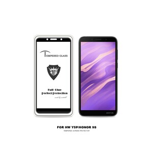 گلس و محافظ تمام صفحه Mletubl Full Glass For Huawei Y5P/ Honor 9S