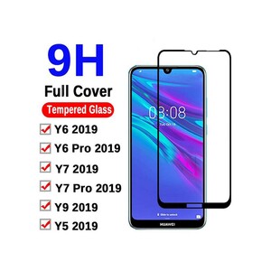 گلس و محافظ تمام صفحه Mletubl Full Glass For Huawei Y7 Pro 2019/ Enjoy 9