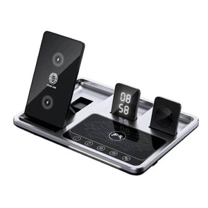 شارژر وایرلس چندکاره گرین Green 4 in 1 Wireless Charger Station GN4IN1WCS