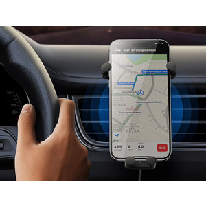 هولدر و شارژر بی سیم داخل خودرو 15 وات بیسوس Baseus Stable Gravitational Wireless Charging Car Mount Pro 15W BS-CM014 SUWX030001