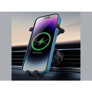 هولدر و شارژر بی سیم داخل خودرو 15 وات بیسوس Baseus Stable Gravitational Wireless Charging Car Mount Pro 15W BS-CM014 SUWX030001