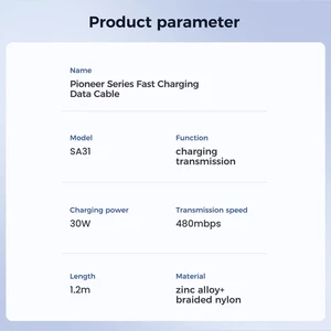 ارزان ترین کابل تایپ سی به لایتنینگ فست شارژ جویروم