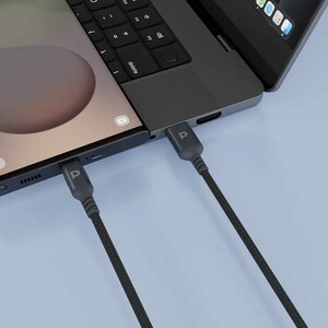 کابل شارژ و انتقال داده یو‌اس‌بی به تایپ سی 20 وات 2 متری پاورولوژی