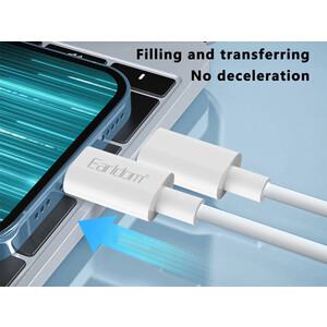 خرید کابل دوسر تایپ سی ارلدام 60W Earldom PD Charging Cable 1m EC-166