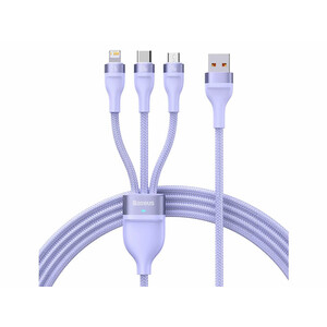 کابل شارژ و دیتا سه‌سر میکرو، تایپ‌سی و لایتنینگ بیسوس