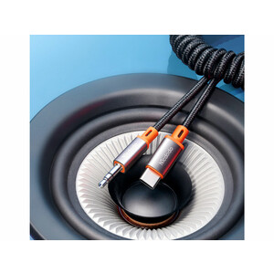 کابل تبدیل فنری تایپ‌سی به جک 3.5 مک دودو Mcdodo CA-0900 Type-C to DC3.5 Male Coil Cable