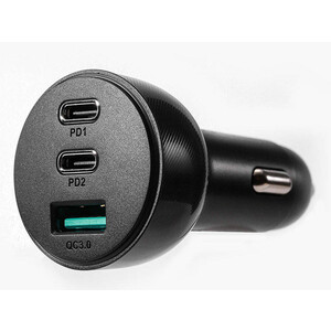شارژر فندکی یو اس بی و تایپ سی فست شارژ 70 وات جویروم Joyroom JR-CL26 70W 3-Port (2PD+1USB) Car Charger