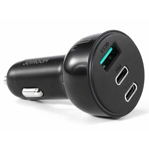 شارژر فندکی یو اس بی و تایپ سی فست شارژ 70 وات جویروم Joyroom JR-CL26 70W 3-Port (2PD+1USB) Car Charger