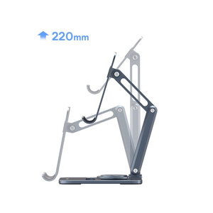 هولدر رومیزی تبلت 360 درجه بیسوس Baseus Desktop Biaxial Foldable Metal Tablet Stand Rotatable Version Space Grey BS-HP006A B10431801811-00