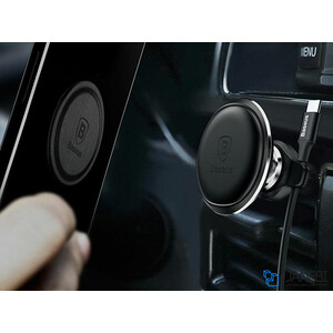 پایه نگهدارنده آهن ربایی بیسوس Baseus Magnetic Holder with Cable Clip