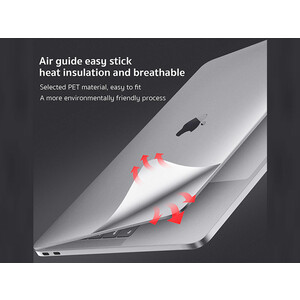 قیمت کاور محافظ بدنه مک بوک پرو 14 کوتتسی Coteetci MacBook Pro 14 2021 fuselage film set A2442 15001-GY