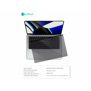 قیمت محافظ صفحه نمایش ضد اشعه آبی مک بوک پرو 16 اینچ کوتتسی Coteetci screen soft film 12008 Macbook Pro 16 inch