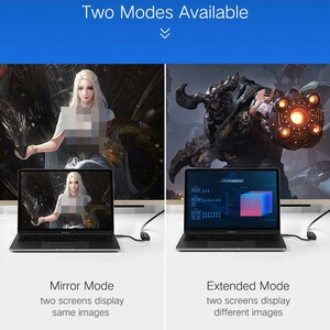 مبدل تایپ سی به اچ دی ام آی یوگرین Ugreen 40273 USB-C To HDMI Adapter 10CM