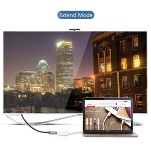 مبدل تایپ سی به اچ دی ام آی یوگرین Ugreen 40273 USB-C To HDMI Adapter 10CM