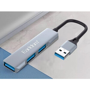 ارزانترین هاب 3 پورت و تبدیل یو اس بی ارلدام EARLDOM 3port HUB model HUB09
