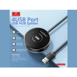 خرید هاب 4 پورت یو اس بی ارلدامEARLDOM 4port HUB model ET-HUB13