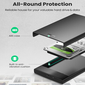 باکس هارد 2.5 اینچ SSD و HDD به USB یوگرین US221 30848