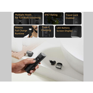 ریش تراش شارژی شیائومی (پک کامل) Xiaomi Grooming Kit Pro XMGHT2KITLF