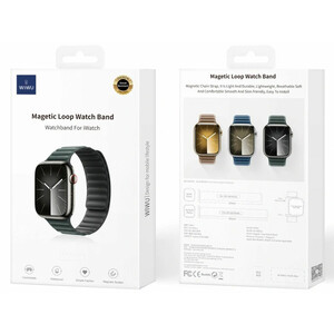 کیفیت بند اپل واچ 42، 44، 45 و 49 میلی‌متری ویوو WIWU 42/44/45/49mm Magnetic Loop Watch Band Wi-WB011