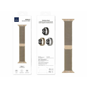 قیمت بند استیل اپل واچ 42 و 44 میلی‌متر ویوو Wiwu Minalo stainless steel Watch Band 42-44MM (255mm)