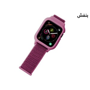 بند نایلونی اپل واچ سری 3/4/5 سایز 38/40 میلی متر پورودو Porodo iGuard Apple Watch 3/4/5 38/40mm Strap + ShockProof Case