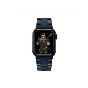 بند ساعت اپل‎واچ 42 و 44 میلی‌متری گرین Green Lion Mettalic Grande Acero Correa Bracelet Watch Strap for Apple Watch 42 / 44mm  GNMGACW44BK