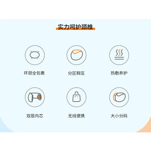 بالش مسافرتی و کمپرس گرم گردن شیائومی Xiaomi Repor Rp-R5 Travel pillow