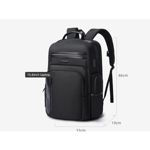 کوبه پشتی چرمی ضد آب یو اس بی دار بنج Bange BG-2602 Men Impaled Leather Waterproof Backpack with USB Port