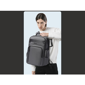 کوبه پشتی چرمی ضد آب یو اس بی دار بنج Bange BG-2602 Men Impaled Leather Waterproof Backpack with USB Port
