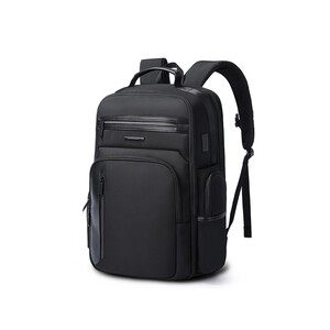 کوبه پشتی چرمی ضد آب یو اس بی دار بنج Bange BG-2602 Men Impaled Leather Waterproof Backpack with USB Port