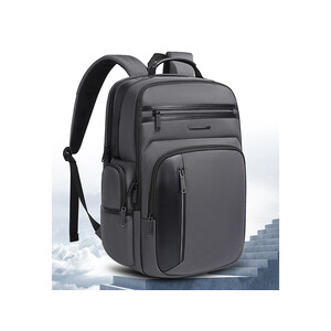 کوبه پشتی چرمی ضد آب یو اس بی دار بنج Bange BG-2602 Men Impaled Leather Waterproof Backpack with USB Port
