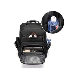 کوبه پشتی چرمی ضد آب یو اس بی دار بنج Bange BG-2602 Men Impaled Leather Waterproof Backpack with USB Port