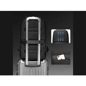 بهترین کوله لپ تاپ ضد آب  بنج BANGE BG-7251 Mens Laptop Bag Large Capacity Waterproof
