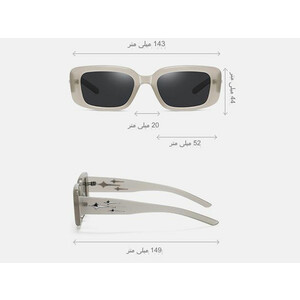 خرید عینک آفتابی زنانه پلاریزه karen bazaar B8205 narrow frame polarized sunglasses