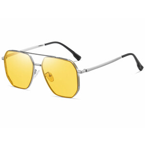 کیفیت عینک آفتابی پولاریزه فتوکرومیک karen bazaar CP8808 photochromic polarized metal sunglasses