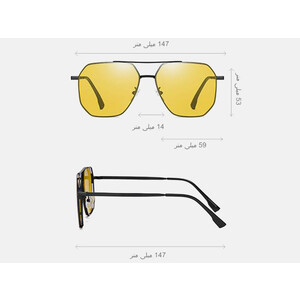 قیمت عینک آفتابی پولاریزه فتوکرومیک karen bazaar CP8808 photochromic polarized metal sunglasses