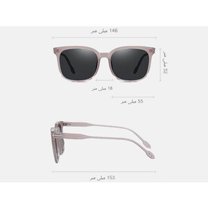 فروش عینک آفتابی زنانه پلاریزه karen bazaar B0760 Korean style trendy sunglasses for women