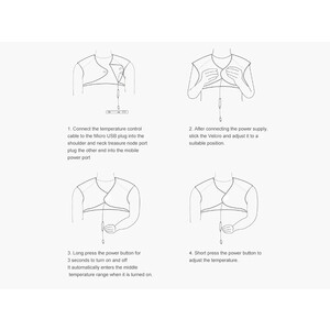 ماساژور گردن و شانه شیائومی Xiaomi Youpin PMA T10 Silk Shoulder Warm Massager