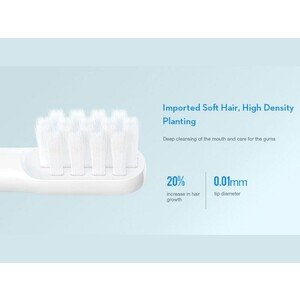 قیمت سری یدک مسواک برقی شیائومی 3 تایی Xiaomi Mijia MBS302 Toothbrush Head for T100 Electric