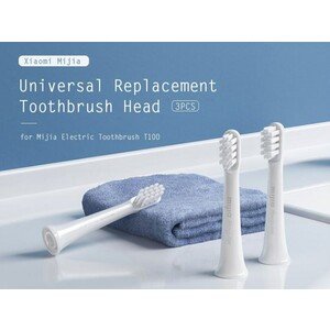 خرید سری یدک مسواک برقی شیائومی 3 تایی Xiaomi Mijia MBS302 Toothbrush Head for T100 Electric