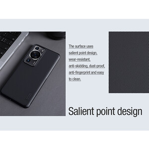 کیفیت قاب محافظ هواوی پی 60 و پی 60 پرو نیلکین Nillkin Super Frosted Shield Pro Matte cover case for Huawei P60, P60 Pro