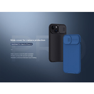 بهترین قاب محافظ آیفون 15 نیلکین Nillkin Apple iPhone 15 CamShield Pro Case