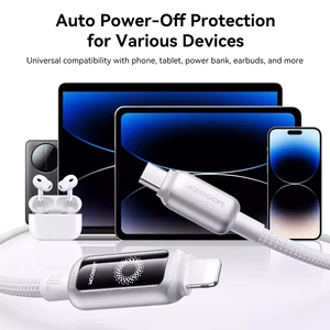 خرید کابل شارژ تایپ سی به لایتنینگ جویروم
