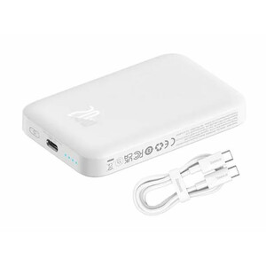 پاوربانک مغناطیسی فست شارژ 20 وات 6000 میلی‌آمپرساعت بیسوس P10059003112